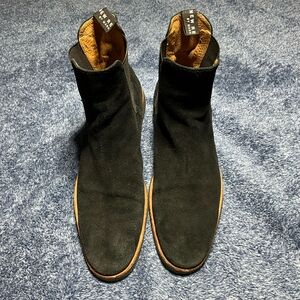 New Republic Chelsea Boots Mens Size 12 Black Suede Leather Casual Dress Shoes